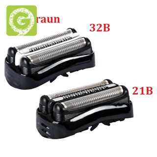 หัวเครื่องโกนหนวดไฟฟ้า สําหรับ Braun 3 Series Razor 32B 21B 301S 310S 320S 330S 340S 360S 3020S 3030S