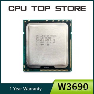 โปรเซสเซอร์เวอร์ CPU Intel Xeon W3690 3.46GHz Six-Core Twelve-Thread 12M 130W LGA 1366 SLBW2