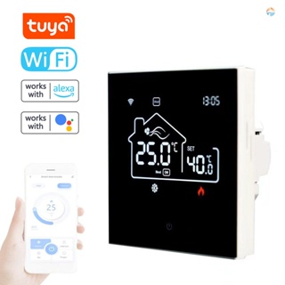 {fash} Tuya WiFi เทอร์โมสตัทเครื่องปรับอากาศ ควบคุมอุณหภูมิ หน้าจอดิจิตอล ควบคุมผ่านแอพโทรศัพท์มือถือ