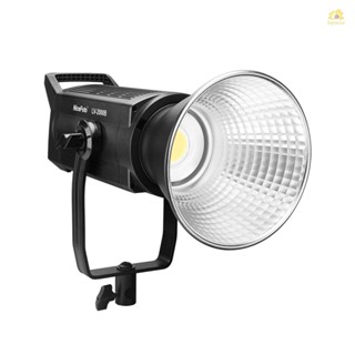 Banana_pie NiceFoto LV-2000B ไฟวิดีโอ LED 200W พลังงานสูง 5600K±200K หรี่แสงได้ CRI96+ TLCI97 72700LUX พร้อมเมาท์โบเวน 6 FX