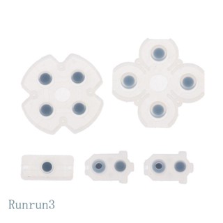 Run 5 in 1 แผ่นยางซิลิโคน สําหรับซ่อมแซม PS4 JDS JDM 030 D Pad