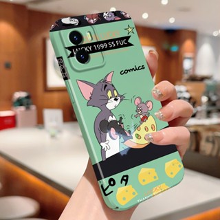 เคสโทรศัพท์มือถือแบบแข็ง กันกระแทก กันรอยกล้อง ลายการ์ตูน Tom Jerry สําหรับ Vivo V27 Pro Y20s G Y20t Y30 Y30g Y50 Y55 Y55s Y74s Y76s Y75