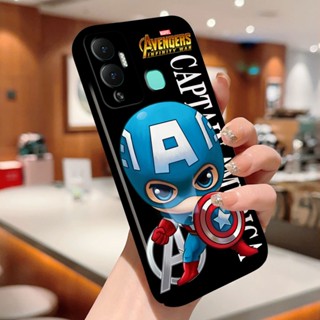 เคสโทรศัพท์มือถือ PC แข็ง กันกระแทก ป้องกันกล้อง ลายการ์ตูน Iron Man สําหรับ Infinix Hot 9 10 11 Play Note 12 G96 Smart 6 Tecno Pova Neo