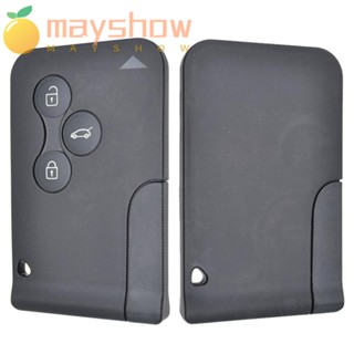 Mayshow กุญแจรีโมตรถยนต์ 3 ปุ่ม พับได้ พร้อมกุญแจ ขนาดเล็ก สําหรับ Koleos Logan Scenic Automotive Key For Renault