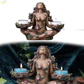 【VARSTR】Candle Holder Elegant Appearance Female Tree Gothic Wiccan Resisting Shaking