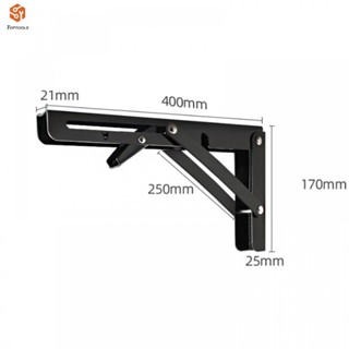 ตัวยึดพับได้ 8-20 นิ้ว ฮาร์ดแวร์ ชั้นวางของ ทรงสามเหลี่ยม ทนทาน