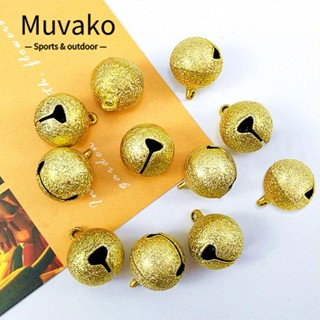 Muvako กระดิ่งทองแดง เนื้อแมตต์ ขนาดเล็ก 16 มม. สําหรับตกแต่งต้นคริสต์มาส DIY 20 ชิ้น