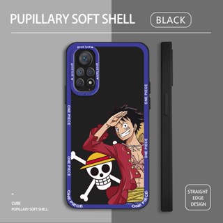 สําหรับ Redmi Note 10 11 Pro 5G 10S 11S เคสโทรศัพท์มือถือซิลิโคน TPU แบบนิ่ม ป้องกันกระแทก ลายลูฟี่ ป้องกันกล้อง