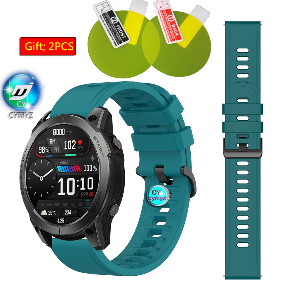 สายนาฬิกาข้อมือซิลิโคน สําหรับ Zeblaze Stratos 3 Zeblaze Stratos 3 Smart watch Zeblaze Stratos 3