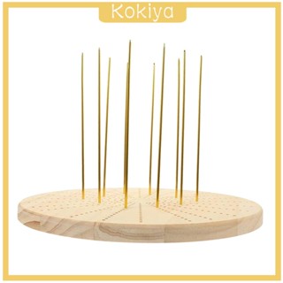 [Kokiya] บอร์ดบล็อกโครเชต์ พร้อมหมุด 10 ชิ้น รู 30x30 ซม. สําหรับคุณแม่ คุณยาย คุณยาย คุณยาย ผู้เริ่มต้น