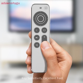 Adagu เคส TPU แบบใส ขอบเงิน ป้องกันรอยขีดข่วน กันตก สําหรับ Apple TV 4K HD