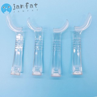 Janfat 4 ชิ้น ครึ่งขา ตัวถอด พลาสติก แก้ม ทางเข้า การดึง มืออาชีพ ใส เครื่องมือดูแลช่องปาก ผู้ใหญ่ สําหรับเด็ก