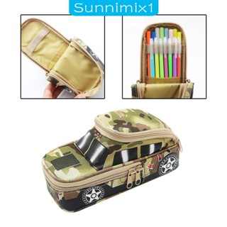 [Sunnimix1] กระเป๋าดินสอ ลายการ์ตูนรถยนต์ ความจุสูง สําหรับวัยรุ่น เด็กผู้หญิง และผู้ชาย