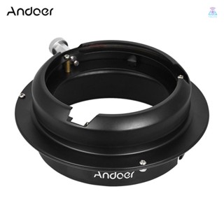 [T&amp;L]Andoer แหวนอะแดปเตอร์แปลงความเร็ว เมาท์โบเวนส์ สําหรับเมาท์ซอฟท์บ็อกซ์ถ่ายภาพสตูดิโอ Elinchrom