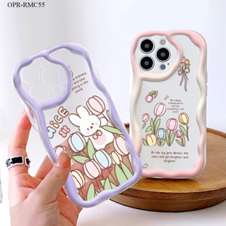 Realme C55 C35 C33 C31 C30 C25 C25S C25Y C21Y C21 C20 C20A C15 C12 C11 C2 C1 2021 เคสเรียวมี Cartoon Flowers เคส เคสโทรศัพท์ เคสมือถือ Silicone Phone Case