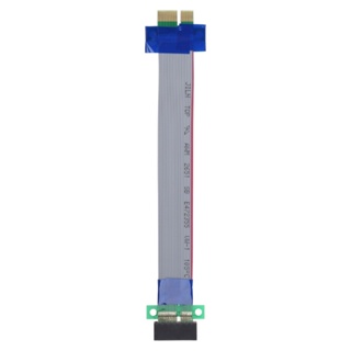 R* PCI-E 1X เป็น 1X การ์ดไรเซอร์ อะแดปเตอร์สายเคเบิลต่อขยาย PCIE 19 ซม.