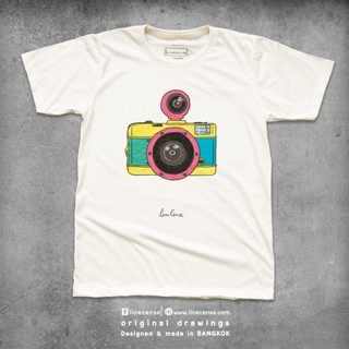 เสื้อยืดไม่ต้องรีด I still shoot "my Lomo" t-shirt เสื้อยืด ลายกล้องโลโม่