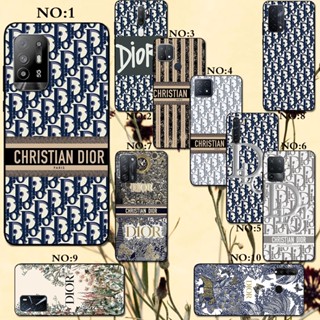 Dior เคสโทรศัพท์ซิลิโคน TPU กันกระแทก สําหรับ OPPO A72 A53 A73 A53 A75 A79 A74 A95 A91 F15 4G 5G