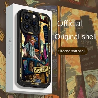 Col เคสป้องกันโทรศัพท์มือถือซิลิโคน ลาย Van Gogh สําหรับ Apple Iphone 11promax 8plus xsmax 14 13promax 12 11 6s xr 7plus