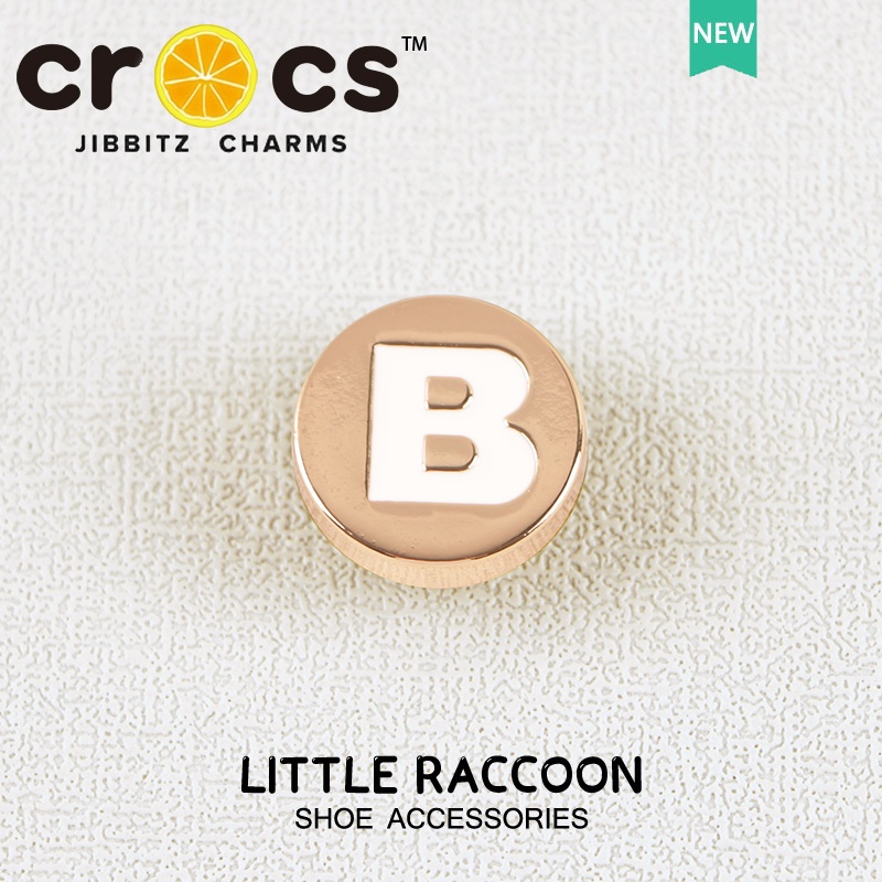 JIBBITZ Crocs charms ตัวติดรองเท้า ตัวอักษรA-Z ตัวติดรองเท้า Crocs