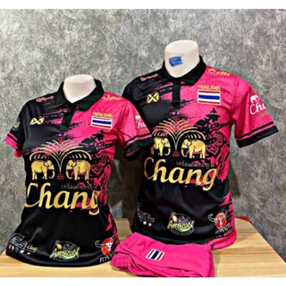 เสื้อกีฬาแขนสั้น ลายทีมชาติไทย Chang Jersey With Thailand [พร้อมส่ง]