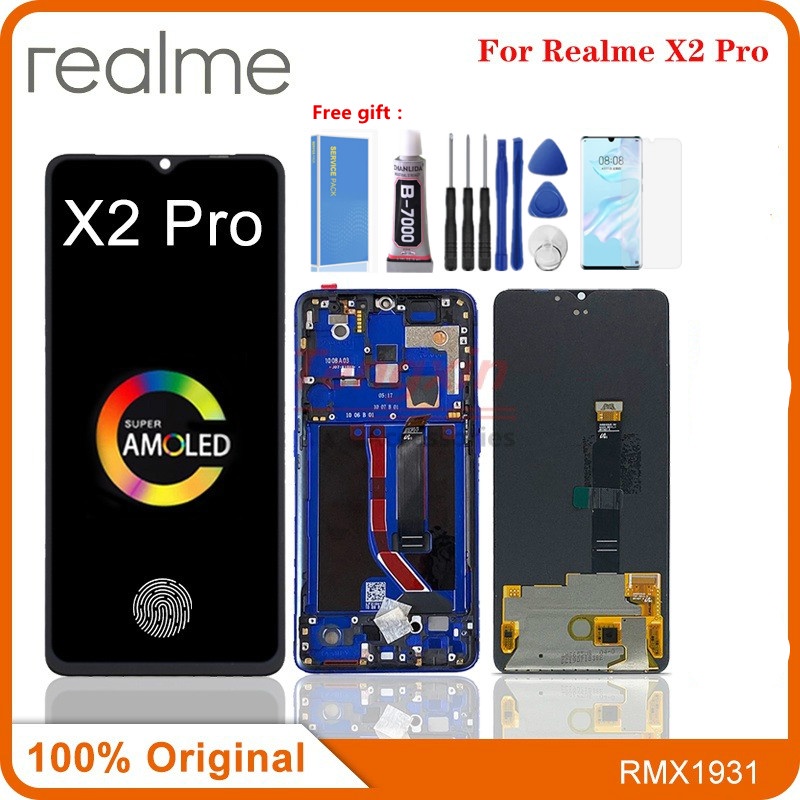 อะไหล่หน้าจอสัมผัส LCD 6.5 นิ้ว สําหรับ OPPO Realme X2 Pro RMX1931 Realme X2 Pro