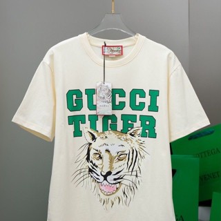 New👕เสื้อยืด GUCCI [NEW] UNISEX TIGER [Limited Edition]