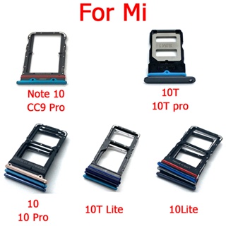 อะแดปเตอร์ถาดใส่ซิมการ์ด SD ของแท้ สําหรับโทรศัพท์มือถือ Xiaomi Mi 10 10T Pro Lite Mi Note 10 CC9 Pro