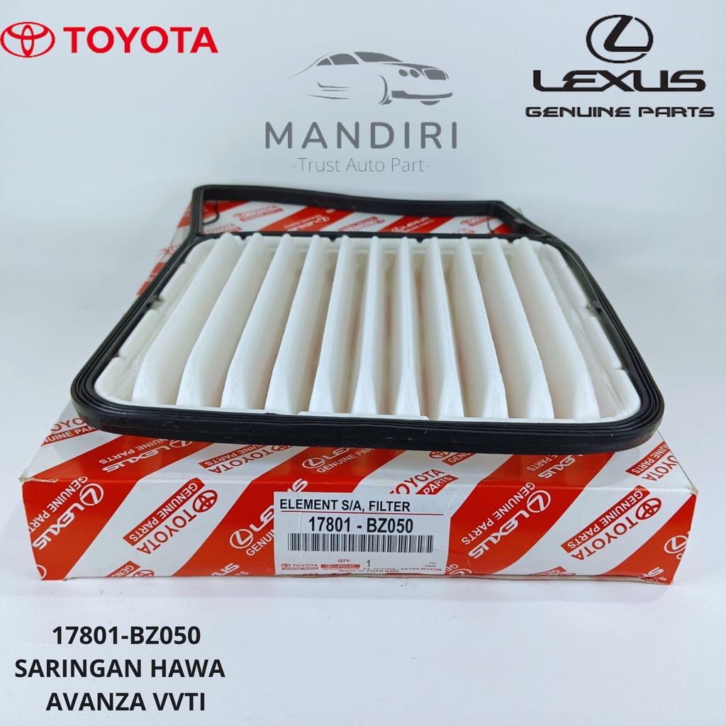 AIR FILTER AVANZA VVTI / RUSH / FENIA VVTI 2006-2015 / TERIOS 17801-BZ050