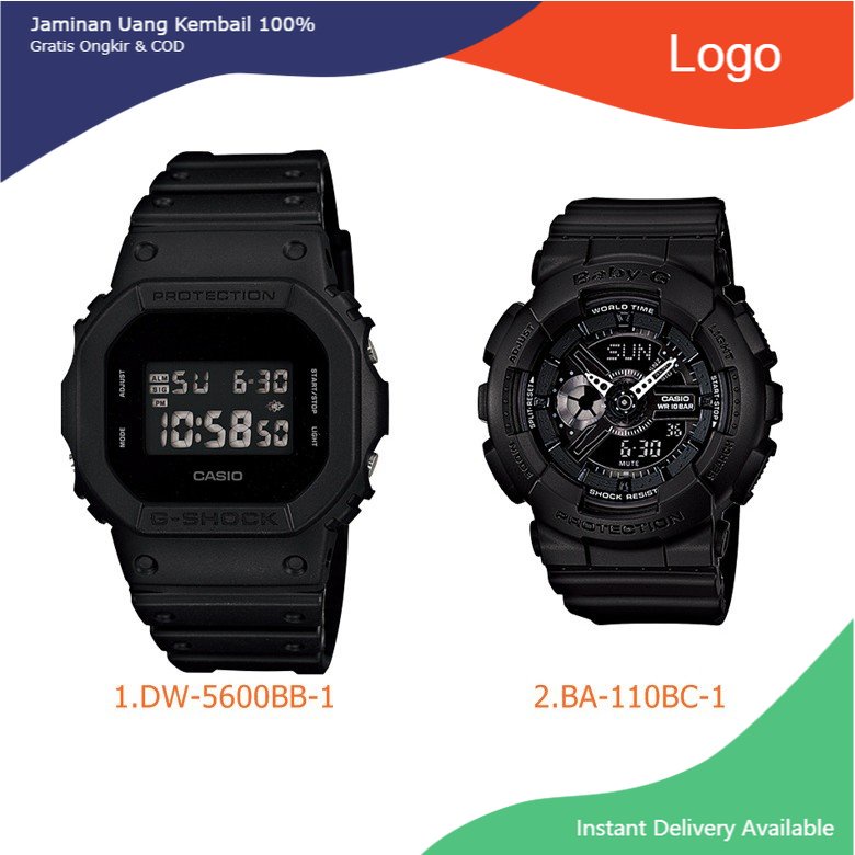 นาฬิกา CASIO G-Shock รุ่น DW-5600BB-1 หรือ BA-110BC-1 LIMITED MODELS หายากมากๆ ของแท้ 100% ประกัน 1 ปี