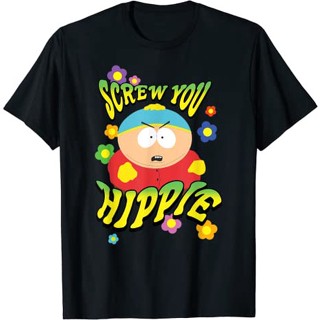 เสื้อยืดคอกลม แขนสั้น ผ้าฝ้าย 100% พิมพ์ลายการ์ตูนเกม South park Four Cheap Guests park สไตล์อเมริกัน สําหรับผู้ชาย