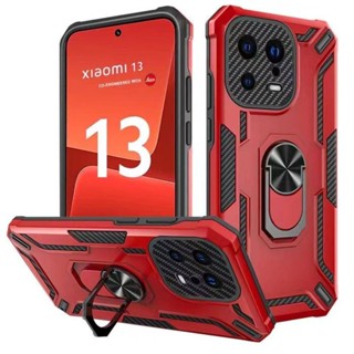 เคสโทรศัพท์มือถือ กันกระแทก พร้อมแหวนขาตั้ง โลหะ หมุนได้ 360 องศา สําหรับ Xiaomi mi 13 12 11 Lite 10T 11T 12T Pro Redmi K30S K50 Ultra