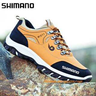 Shimano รองเท้าบูท กันลื่น กันน้ํา ระบายอากาศ เหมาะกับใส่เดินป่า ตกปลา ปีนเขา กลางแจ้ง สําหรับผู้ชาย