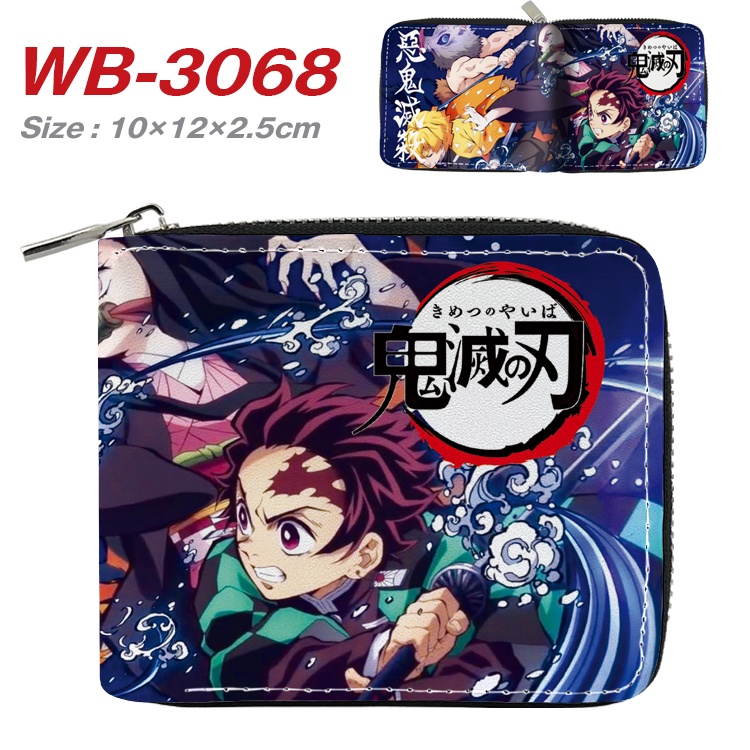 กระเป๋าสตางค์ ใบสั้น ลายการ์ตูน Demon Slayer Kamado Tanjirou 3D เหมาะกับของขวัญ สําหรับเด็กผู้ชาย และผู้หญิง - รูปที่ 5
