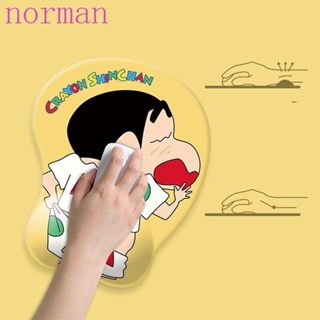 Norman แผ่นรองเมาส์เล่นเกมลายการ์ตูนชินจังชินจังสําหรับ Pc เมาส์ Shinnosuke