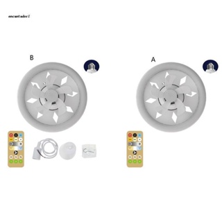 ✿ โคมไฟพัดลมติดเพดาน LED E27 60W 3 โหมด ปรับได้ 3000-6000K