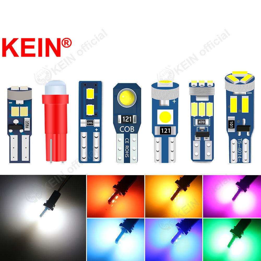 Kein 5PCS T5 Led Meter หลอดไฟเครื ่ องมือ Dash Light W3W T5 Led Meter หลอดไฟ 73 74 ภายในรถ Neo Wedge Dash Dash ด ้ านข ้ างสัญญาณหลอดไฟแดชบอร ์ ด Led แดชบอร ์ ดอัตโนมัติไฟแสดงสถานะ