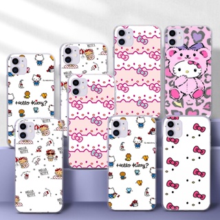 เคสโทรศัพท์มือถือแบบนิ่ม TPU ใส ลายการ์ตูนเฮลโลคิตตี้น่ารัก 55Q สําหรับ Samsung S30 Plus S21 S30 Ultra S30 S7 S8 S9