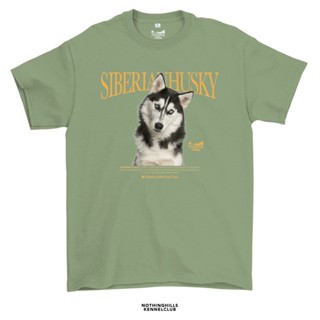 เสื้อยืดลาย SIBERIAN HUSKY (ไซบีเรียน อัสกี)02 Classic Cotton Unisex by 【Nothing Hills】