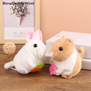 Blowgentlywind ตุ๊กตาหนูแฮมสเตอร์ กระต่ายน่ารัก แบบดึงเชือก