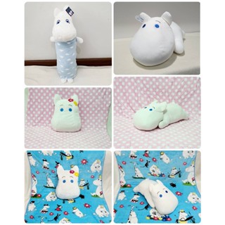 ตุ๊กตามูมิน Moomin 50 cm ตุ๊กตาผ้าห่มนุ่มนิ่ม ใยไมโคร หมอนอิงผ้าห่ม และหมอนข้างหัวมูมิน