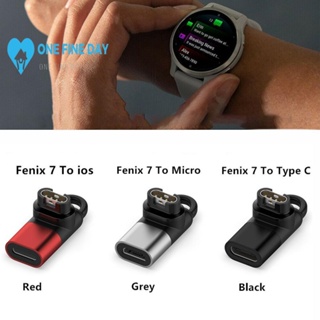 อะแดปเตอร์ชาร์จ Type C Micro ios USB ตัวเมีย เป็น 4pin สําหรับ Garmin Fenix 7 6 5 Instinct 2S Venu 2 N5Z9