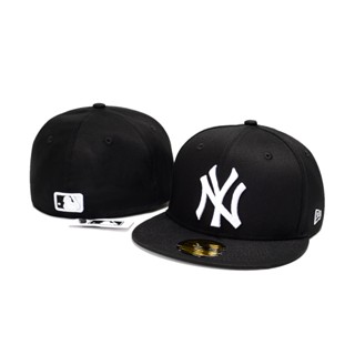 ⌛หมวกแก๊ป ปักลาย New York Yankees MLB แฟชั่นสําหรับผู้ชาย และผู้หญิง