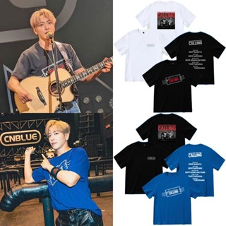 เสื้อยืดลําลอง ผ้าฝ้าย แขนสั้น คอกลม พิมพ์ลาย Kpop Cnblue ZeppCalling สําหรับผู้ชาย และผู้หญิง 2023