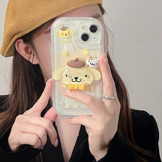 เคสโทรศัพท์มือถือ ซิลิโคนนุ่ม ใส กันกระแทก ลายการ์ตูนน่ารัก 3D สีแคนดี้ หรูหรา สําหรับ iPhone 11 12 13 14 Pro MAX Plus 7 8 Plus X XR XS MAX SE 2020 2022 14Pro 13Pro