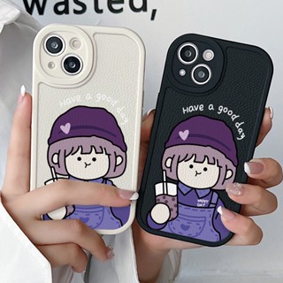 เคสโทรศัพท์ซิลิโคน TPU แบบนิ่ม ลายชานมไข่มุก สําหรับ Samsung A23 A32 A52 A52s A53 5G S20 S21 S22 S23 Plus Ultra FE | Xmd 199