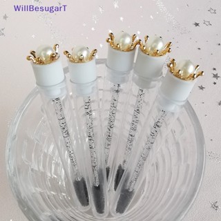 [WillBesugarT] แปรงมาสคาร่า หลอดพลาสติก แบบใช้แล้วทิ้ง 5 ชิ้น