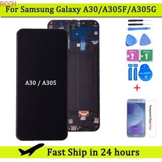 หน้าจอแสดงผล lcd ดิจิไทเซอร์ แบบสัมผัส สําหรับ Samsung galaxy A30 A305 DS A305F A305FD A305A A30