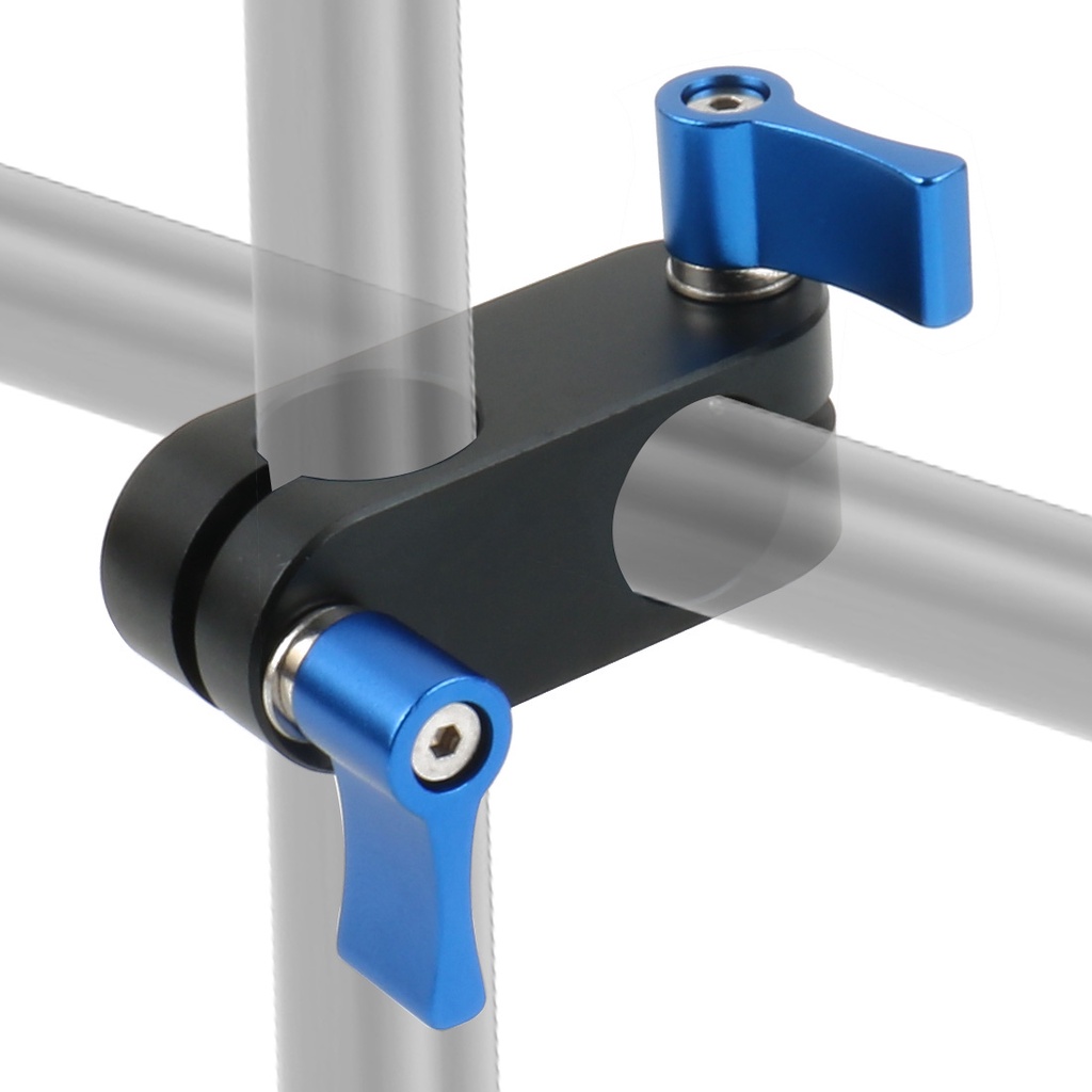 FEICHAO สําหรับ Sony A7S สําหรับ Lumix GH4 กล้อง 90 องศามุมขวา 15 มม.Rod Rig Clamp อะแดปเตอร์ M5 สกร