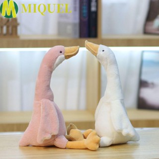 Miquel ตุ๊กตาหงส์ ผ้ากํามะหยี่ขนนิ่ม ขนาด 40 ซม. 50 ซม. 60 ซม. หลากสี สําหรับตกแต่งบ้าน ของขวัญวันเกิด